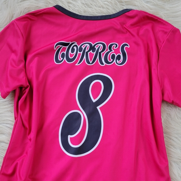 Diamond Divas Jersey Pink Black Roller Derby Shirt - Picture 5 of 6